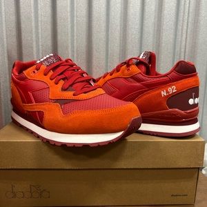 Diadora N92 Shoes (NEW, Cherry Tomato, Size 10.5)